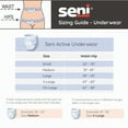 thumbnail image 2 of Seni Active Super Disposable Underwear Pull On with Tear Away Seams Large, S-LA18-AS1, Moderate to Heavy, 72 Ct, 2 of 8