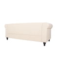 thumbnail image 3 of Home Square Living 2 Piece Microfiber Living Room Sofa Set in Cream, 3 of 9