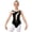 Black, variant on Kid Girls Rhinestone Ballet Dance Leotard Jersey Diamond Sparkly Figure Skating Sleeveless Sheer Mesh Bodysuit Dancewear Hot Pink 6