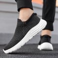 thumbnail image 3 of LASUDRAA Men's Mesh Sneakers Slip on Walking Shoes Breathable Comfort Casual Athletic Shoes, 3 of 8