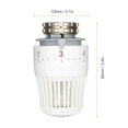 thumbnail image 4 of 1/2Pcs Thermostatic Head Radiator Thermostatic Control Valve M30*15 Pneumatic Temperature Control Valves For Heating System, 4 of 5