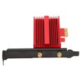 thumbnail image 3 of Wifi 6 Adapter, WiFi 6 Technology Reliable Heat Sink Pcie Wifi Card Widely Compatible  for, 3 of 8