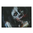 thumbnail image 1 of Zombie Cutting Board, Scary Dead Woman with a Bloody Tool Evil Fantasy Gothic Mystery Halloween Picture, Decorative Tempered Glass Cutting and Serving Board, Large Size, Multicolor, by Ambesonne, 1 of 1