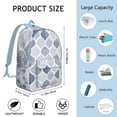 thumbnail image 5 of Natural Rustic Style Canvas Bookbag – Vintage Fashion Backpack for Women, Antique Lovers, Perfect for Work, School or Daily Use, 5 of 5