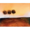 thumbnail image 2 of Giordano, V.  18x15 Gold Ornate Wood Framed with Double Matting Museum Art Print Titled - Three Trees, 2 of 4