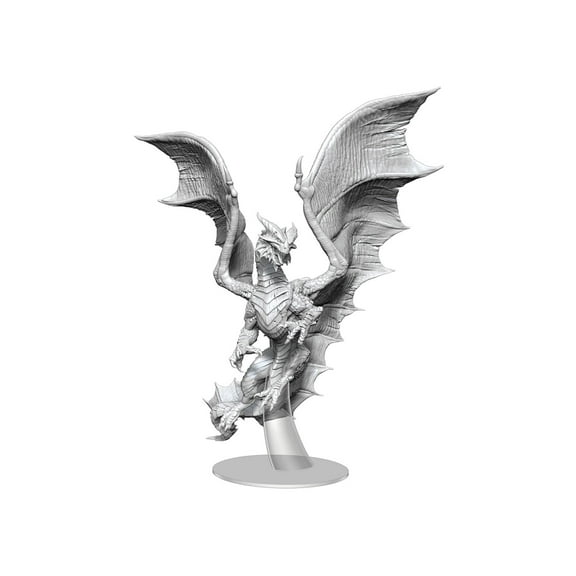 D&D Nolzur's Marvelous Miniatures: Adult Copper Dragon - Unpainted Figure, Primed & Ready To Paint, RPG Figure, For Display & Tabletop Use,  Dungeons & Dragons