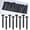 Black, variant on 30Pcs 3 Inch Vinyl Shutter Fasteners, Window Shutter Panel Pegs Shutter Screws Lok Pins Plastic Shutter Spike Anchors for Installing Decorative Exterior Wood Aluminum Vinyl Shutter (Federal Brown)