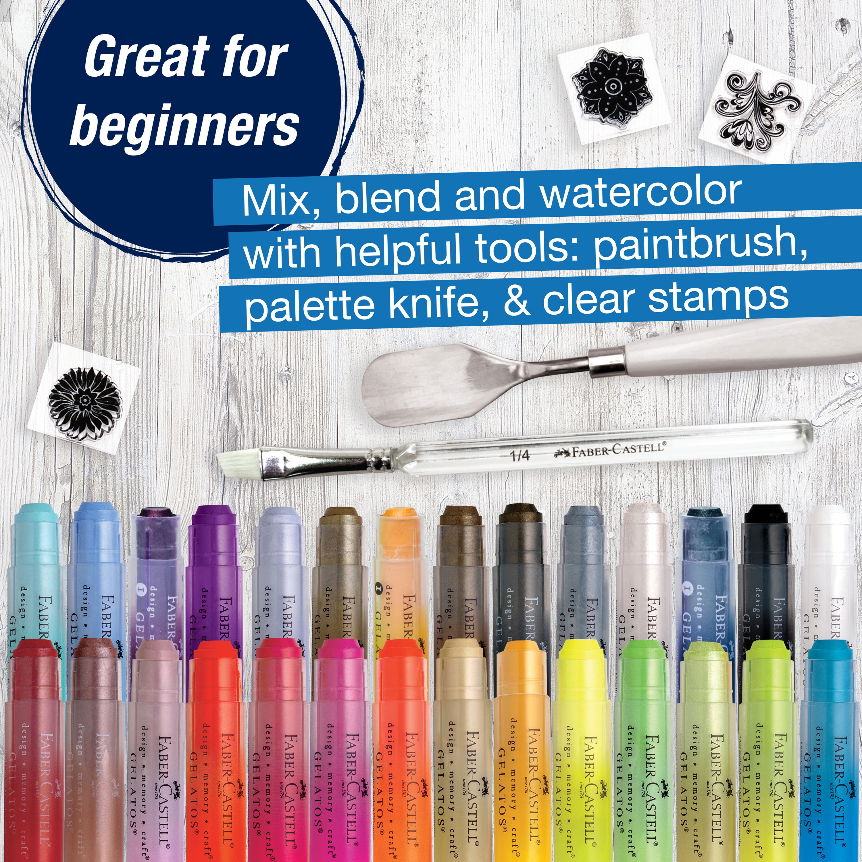 Faber-Castell Gelatos® Colors Gift Set - Dolce 2, Art Set for All Skill Levels