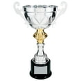 thumbnail image 6 of Metal Cup Trophy in Gold or Silver - Trophy Award, Engraved Corporate Trophy Cup Award (10", 11.5", 13" or 14.5" Tall) - Free Engraved Plate Included, 6 of 7