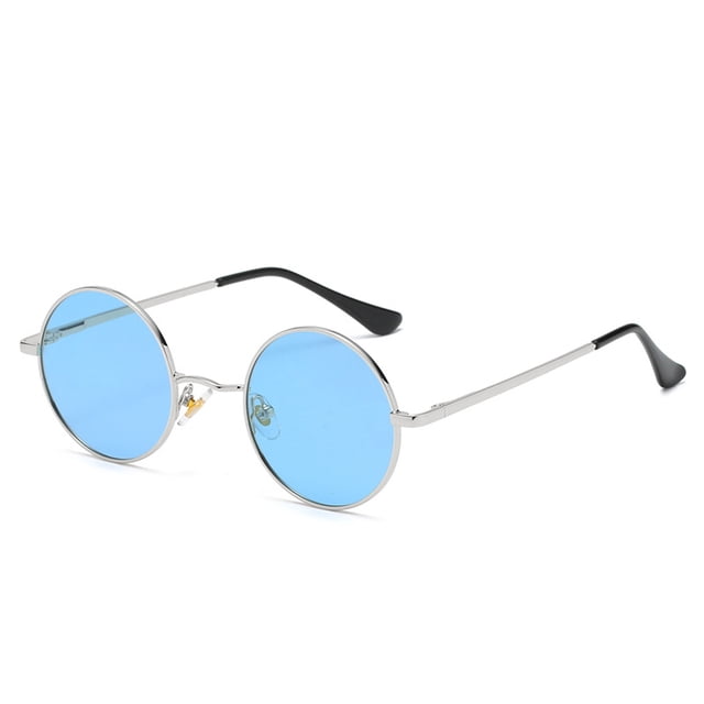 Gafas de sol redondas retro Prince, gafas de sol con protección UV, gafas polarizadas