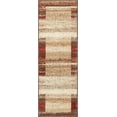 thumbnail image 1 of Unique Loom Autumn Collection Rustic Border Casual Warm Toned Runner Rug, 2 x 6 Feet, Beige/Brown, 1 of 10