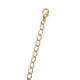thumbnail image 3 of 10 cadenas de extensión de 70 mm para bisutería y manualidades. Oro, 3 of 7