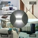 thumbnail image 5 of Luces LED de pared para interiores - Lámpara de pared impermeable moderna de 8W Lámpara de pared Aplique de pared Decoración Aluminio Luz de pared blanca para sala de estar Dormitorio Pasillo - Negro Ormromra GX-053-1, 5 of 5