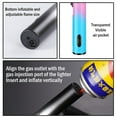 thumbnail image 5 of Butane Torch Lighters, 4.25-inch Refillable Pen Lighter Adjustable Jet Blue Flame Butane Lighter for Grill BBQ Camping (Gas Not Included), 5 of 9
