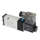 thumbnail image 2 of Válvula De Aire Solenoide Neumática, DC12V Rosca NPT De 1/8 De Pulgada Buen Sellado Válvula Solenoide De Vástago Preciso De 4 Anillos Completos Y Bobina De Potencia Para, 2 of 7