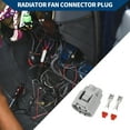 thumbnail image 3 of Unique Bargains 2 Pin Radiator Fan Connector Plug Waterproof Female Wire Terminal Connector for Toyota RAV4 1 Set, 3 of 6