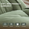 thumbnail image 6 of Jopath Foldable Lazy Sofa Bed with 2 Soft Pillows,Human Dog Bed with 5 Adjustable Position for Bedroom Living Room Reading Corner(Green), 6 of 9