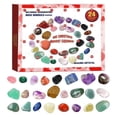 thumbnail image 3 of Calendario de Adviento de mineral de Navidad, cuenta regresiva con rocas, decoración navideña, regalo de vacaciones de Año Nuevo, 24 días, 2023, 3 of 4