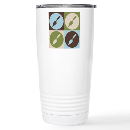 CafePress - Archaeology Pop Art Stainless Steel Travel Mug - Insulated Stainless Steel Travel Tumbler 20 oz.