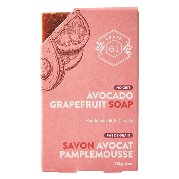 Avocat Pamplemousse Savon Natural | 110g Crate61 AvoPamp Savon