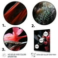 thumbnail image 3 of Designart "Vibrant Hummingbird Grey Coral Elegance I" Animals Floater Framed Canvas Print, 3 of 7