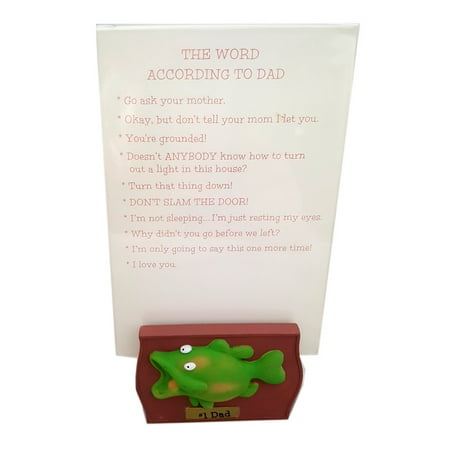 Acrylic Photo Holders - Hallmark Fisherman #1 Dad