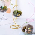 thumbnail image 4 of Dserhfy Ornament Stand Holder for Glass Balls Spiral Design Holder with Stable Iron Base for Air Plant Terrarium Witch Ball Stand for Wedding Home Office Garden Decoration, 4 of 8