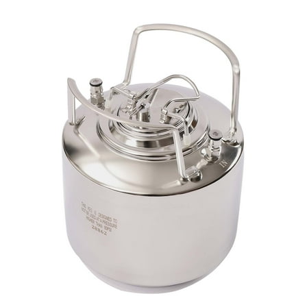6L/1.6Gal Stainless Steel Mini Ball Lock Keg System 80PSI for Small Batch Home Brewing