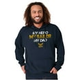 thumbnail image 5 of US Navy Logo My Dad Hero Sailor Hoodie Sweatshirt Women Men Brisco Brands S, 5 of 6