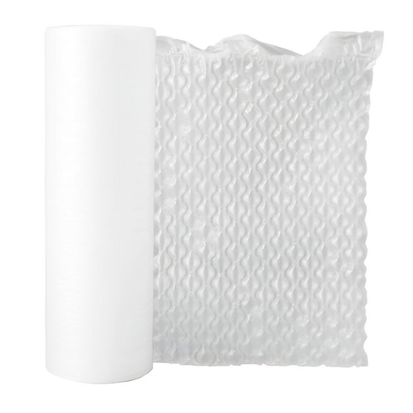 LDS Industry Air Cushion Wrap Roll - 984ft (14.6"x9.8") - Air Bubble Film - Clear - Bubble Wrap