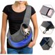 thumbnail image 1 of Portable Pet Carrier Bag for Small Dogs and Cats, Adjustable Shoulder Strap with Breathable Mesh Pocket, Compatible with Outdoor Travel and Market Use, 1 of 5