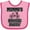 Pink and Fuchsia, variant on Inktastic Mommys Biking Buddy Boys or Girls Baby Bib