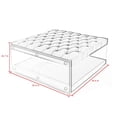 thumbnail image 7 of Inspired Home Morelli Linen Oversized Tufted Ottoman Clear Acrylic Feet, 7 of 7