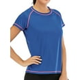 thumbnail image 4 of YouLoveIt Women's Workout Top Athletic Shirts Sport Activewear Tee Quick Dry Slim Fit Sports Yoga T-Shirts Performance T-Shirt Crewneck Tees T Shirts, 4 of 7