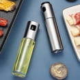 thumbnail image 4 of Oil Sprayer For Cooking Air Fryer, 100ml Oil Dispenser Bottle For Kitchen(1 Pcs, Silver), 4 of 5