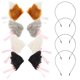 thumbnail image 3 of 4 pares de chicas niñas clips de pelo bowknot gato oreja tocado accesorio para el cabello encantador, 3 of 6