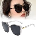 thumbnail image 2 of Gafas de Sol Salvador Cuadradas Retro para Mujer Gris, 2 of 10