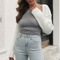 thumbnail image 2 of Women Sweater, Loose Women Top Soft For Costume Matching, 2 of 7
