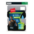 thumbnail image 3 of Big Men's FreshIQ ComfortSoft Dyed Tagless Tanks 4-Pack, Size 2XL, 3 of 5