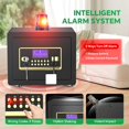 thumbnail image 4 of Caja fuerte MSYCOST con teclado digital y alarma, estantes ajustables, 4 of 9