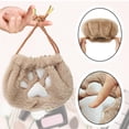 thumbnail image 3 of Bonita bolsa de maquillaje pequeña, organizador de maquillaje de gato, bolsa de peluche con forma de pata de gato, divertidos regalos para mamás gatas para mujeres, bolsa de cosméticos con c, 3 of 5