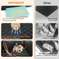 thumbnail image 2 of Backseat Extender for Dogs - Hard Bottom Dog Car Seat Cover for Back Seat, Dog Hammock for Car and SUV, Pet Rear Seat Protector Dogs Travel Bed with Mesh Window & Side Flaps, 2 of 3