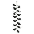 thumbnail image 2 of 39in Halloween Rattan Garland - Flying Witch Vine with Pumpkin & Maple Leaves (TikTok Viral Decor, Fireplace/Doorway Swags, Thanksgiving Fall Party Supplies), 2 of 6
