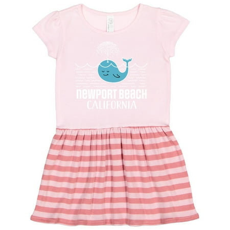 

Inktastic Newport Beach California Whale Watching Gift Toddler Girl Dress