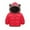 Red, variant on Little Boys Girls Down Jacket Winter Lamb Fleece Snowsuit Coat Hood Thick Warm Outerwear For 2-7 Years