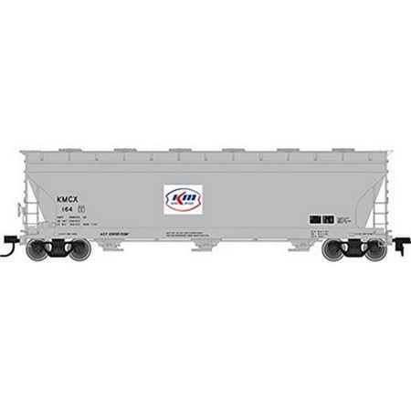 Acf 3 Bay Covered Hopper - Atlas HO Scale ACF 4650 3-Bay Centerflow Covered Hopper Car Kerr McGee #145