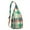 Beige, variant on Waterproof Plaid Hiking Sling Backpack for Women – Lightweight Buffalo Checkered Crossbody Bag with Adjustable Strap, Vintage Chest Bag for Travel, Outdoor & Everyday Use