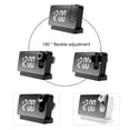 thumbnail image 3 of Reloj despertador de proyección Advancent con termómetro extraíble portátil alimentado por USB color negro, 3 of 6