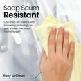 thumbnail image 3 of RunMin Grocery Store Bathroom Shower Curtain - Waterproof Plastic Shower Curtain Premium PEVA Non-Toxic with Rust Proof Grommets Clear 10G Heavy Duty Bathroom Accessories 72x84, 3 of 11