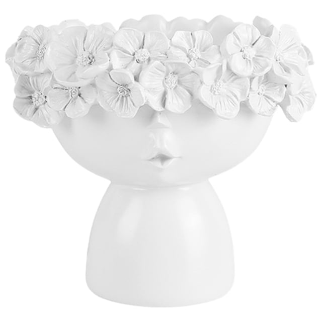 Face Planters for Indoor Plants Planter Resin Vase Face Vase Creative Succulent Home Office Decoration